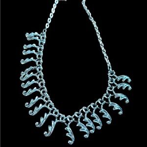Vintage 1960’s Sarah Coventry silver Tone Necklace, Art Deco Style